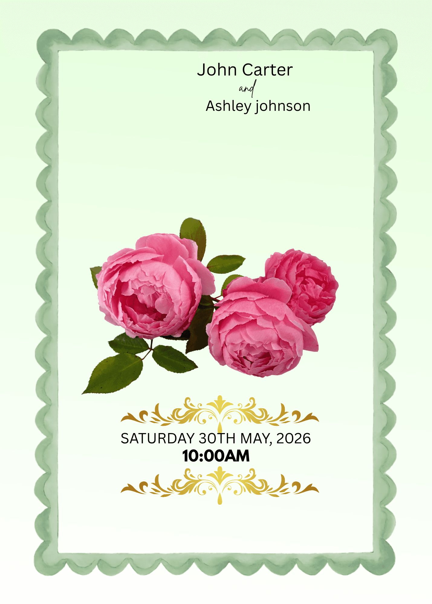 Weeding invitation template - Siiqo - Buy on Siiqo Nigeria